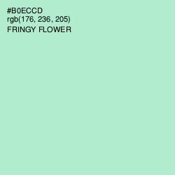 #B0ECCD - Fringy Flower Color Image